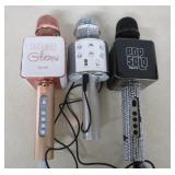 Three USB Karaoke Mics - Untested