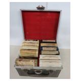 8-Track Cassette Box with 11 Tapes