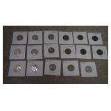 (17) 1940-D to 1945-S Mix Nickels