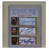 Iconic Ink Triple Cuts:Michael Jordan,Kobe Bryant&