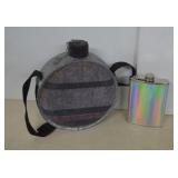 Two-Quart Canteen and Hip Flask