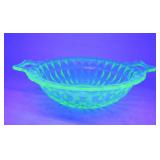 1940's Jeanette Windsor Diamond Uranium Bowl