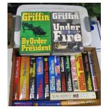 Box of 18 W.E.B. Griffin and Dean Koontz HB Novels