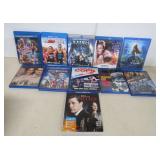 Eleven Assorted Genre Blu-Ray DVDs