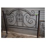 Bed Frame and Metal Art