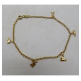 18K Gold Animal Bracelet - Marked 750 - 3.4gr