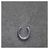 Sterling Horseshoe Necklace Marked T&Co