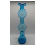 Tall 21' MCM Handblown Blenko Bubble Glass Vase