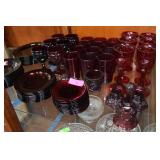 Avon 1876 Cape Cod and Ruby Glass Dishes