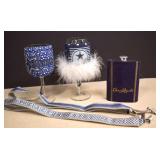 Dallas cowboy's Decorated Glasses,Crown Royal