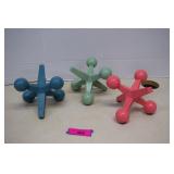 Heavy Cast Iron Jacks Decor