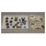 Asian Foreign Coins & Currency