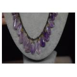 Amethyst Polished Stone Necklace