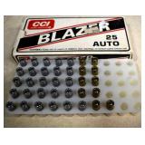 36 Rounds Of 25 Auto Ammo