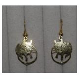 Gold Toned Cut-Out Mouse by Wild Byrde  Marked MB