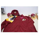 Washington Redskins Jacket, Bucket Hat & Two Red