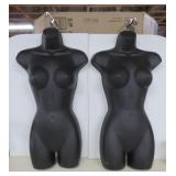 Two Female Hanging Mannequin Forms
