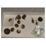 Military Buttons, Pendants and Cuff Links