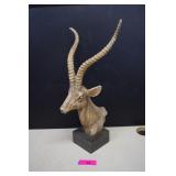Resin Ibex Goat w/Base. Excellent Condition