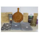 NEW Cutting Boards, Deviled Egg Tray, Aprons etc..