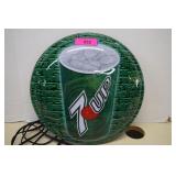Lighted 7 Up Advertising Sign 2002