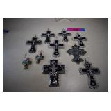 Lot Of Metal Cross's For Jewelry Making - Some Are