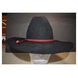 Stetson Black Felt Hat Size Was Removed