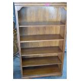 Very Nice Oak Four Shelf Book Case 34'x16'x61'