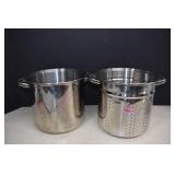 Stainless Steel Stock Pot & Strainer
