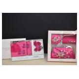 NIB Beaded Coin Purse & Charm & New Embroidery