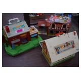 Fisher Price, and other toys Homes