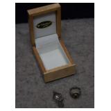 Ring & Pearl Pendant w/ WIN 9mm Luger Ammo Part