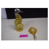 Colectible Avon Seahorse & Looking Glass Bottles