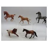 Five Breyer Stablemates Horses