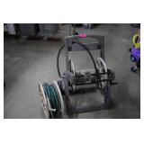 110' Garden Hose & Rolling Hose Reel