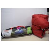 Coleman Three Person Tent & Sleeping Bag