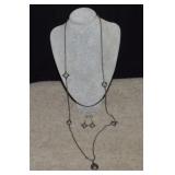 Brighton Lanza Necklace & Earrings   New w/ Tag