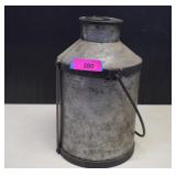 Antique Galvanized Milk Can