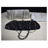 Three Elegant Beaded Purses,In Excellent Condition