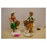 Pair Vintage '73 Universal Statuary Corp. Man &