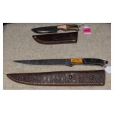 Long Damascus Style & Short File Fix Blades w/