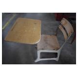 Vintage Student School Desk