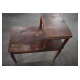 Vintage Wood Side Table