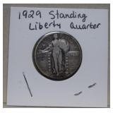 1929 Standing Liberty Silver Quarter