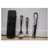 Hand Forged 3 Piece Cutlery Travel Set