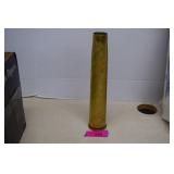 Brass Artillery Shell Casing WWII 40MM 12 1/4' Hi