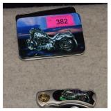 Motorcycle Series Pocket Knife in Tin