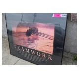 Team Work Frame Print