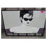 Patrick Nagel Print and Frame