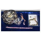 2- New Jewelry Sets & Rose Shaped Jewelry Box